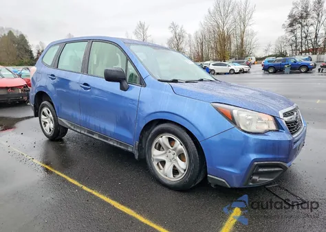 2017 Subaru Forester 2.5I z USA, uszkodzony, nr VIN JF2SJAAC8HH441183